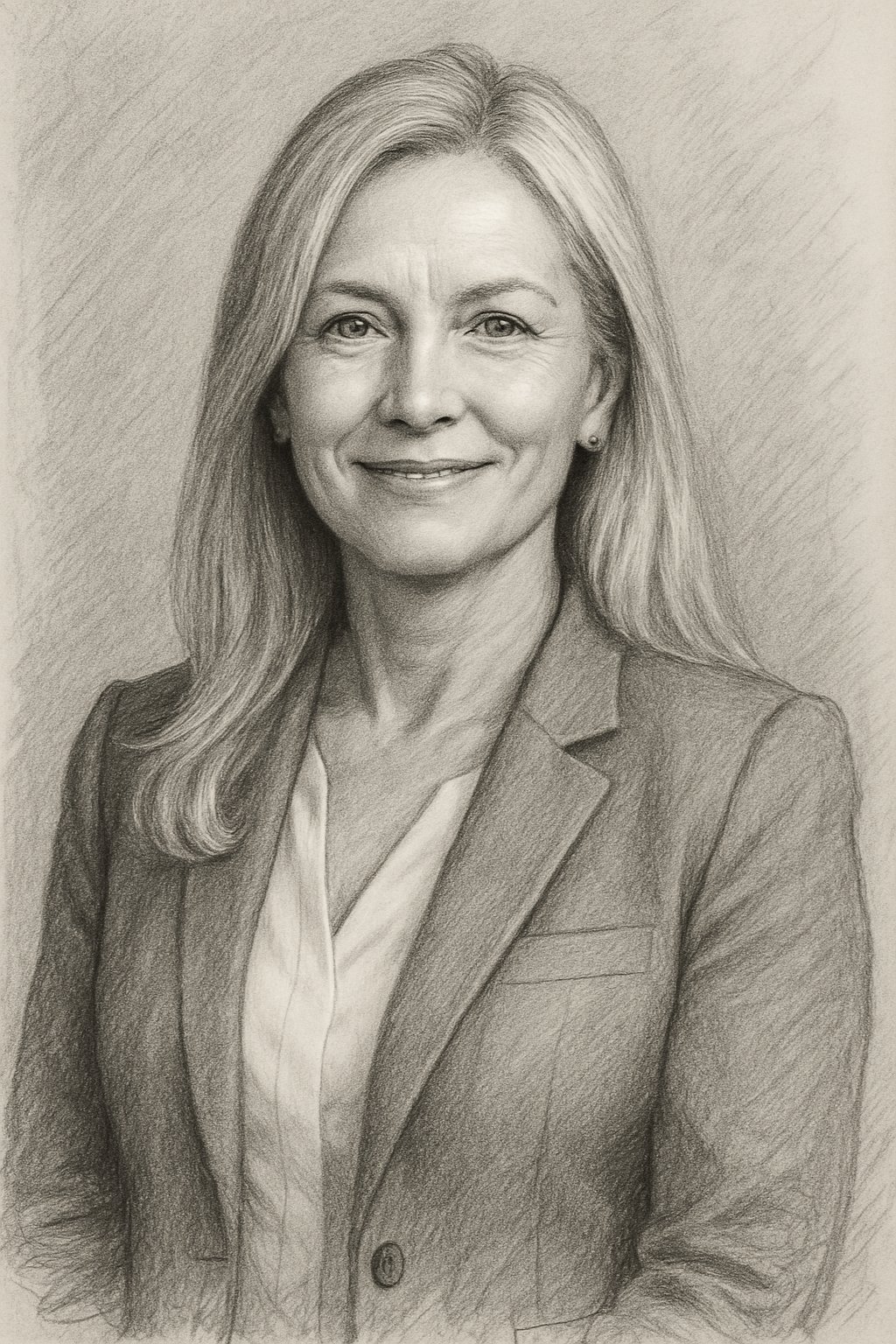 Example pencil portrait from My Ideal SoulMate Sketch